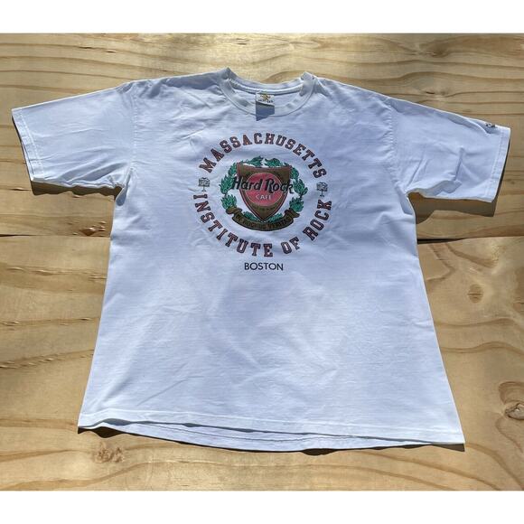 Other - Vintage Hard Rock Cafe T-Shirt Boston Massachusetts Institute Of Rock Size XL‎